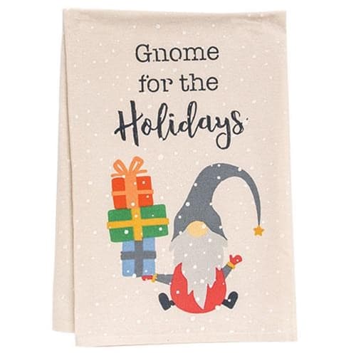 BreeBe - *Gnome for the Holidays Dish Towel - Multi