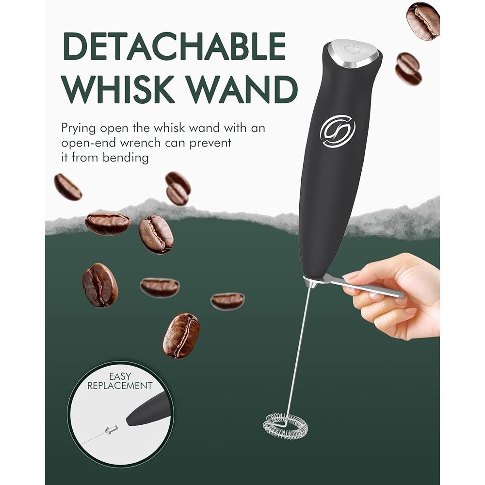 DETACHABLE WHISK WAND

Prying open the whisk wand with an open-end wrench can prevent it from bending

EASY REPLACEMENT