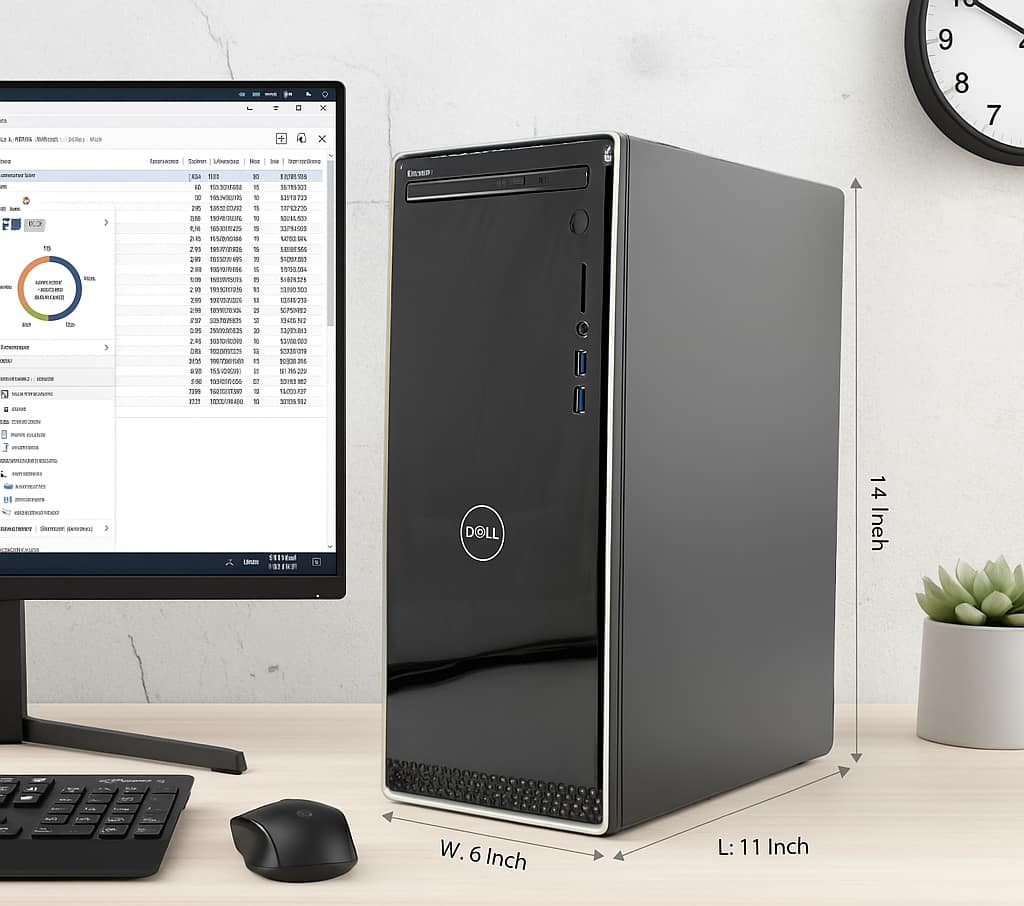 Dell Refurbished Excellent Inspiron 3670 Desktop PC Tower Intel