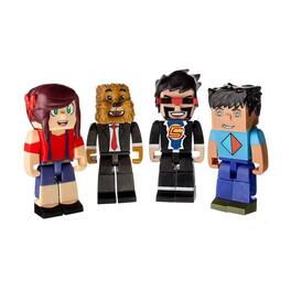 Jazwares - Tube Heroes Deluxe 4-Pack 3" Action Figure