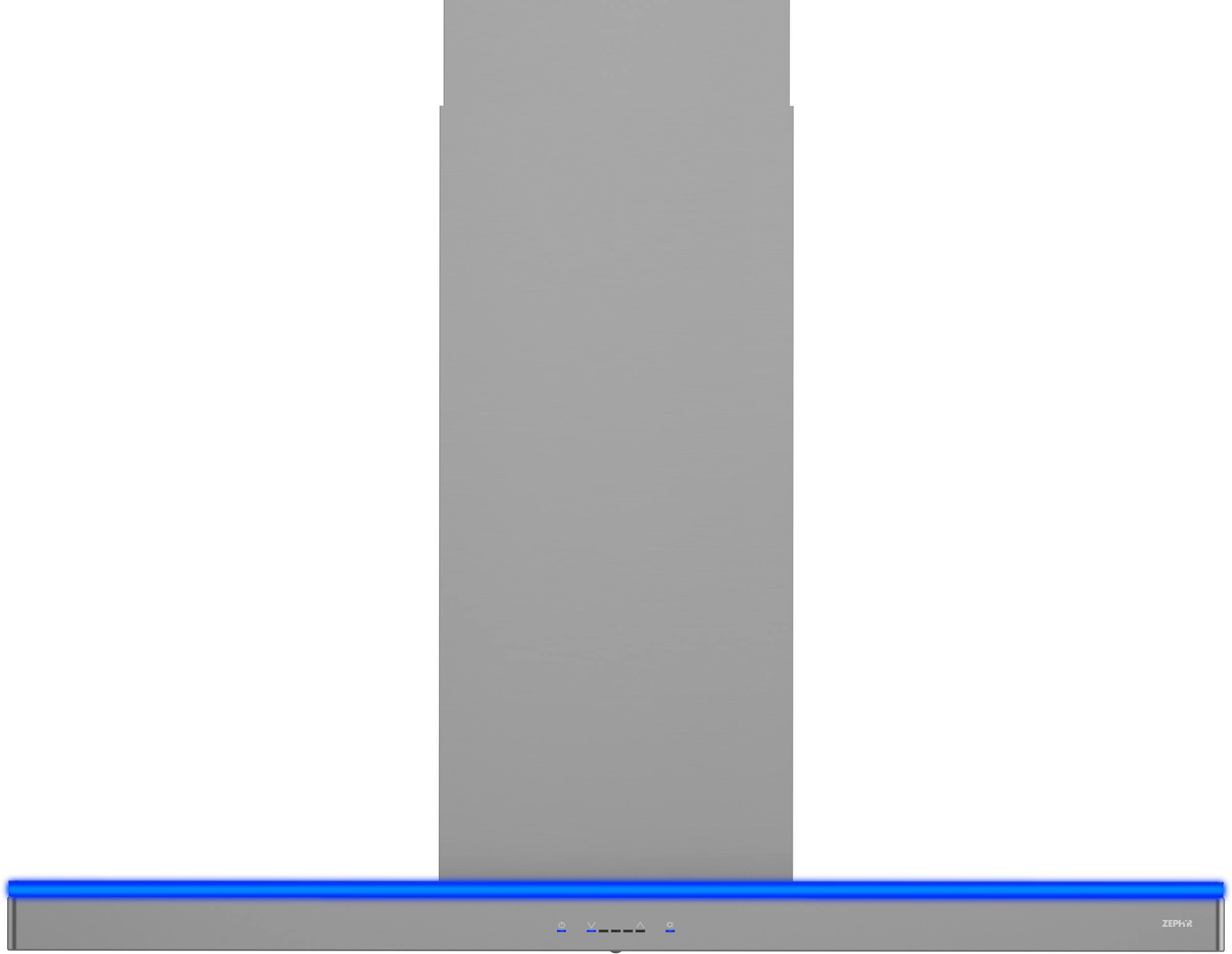 Alt View 19. Zephyr - Luce 42 in. 600 CFM Island Mount Range Hood with LED Light - Stainless Steel.