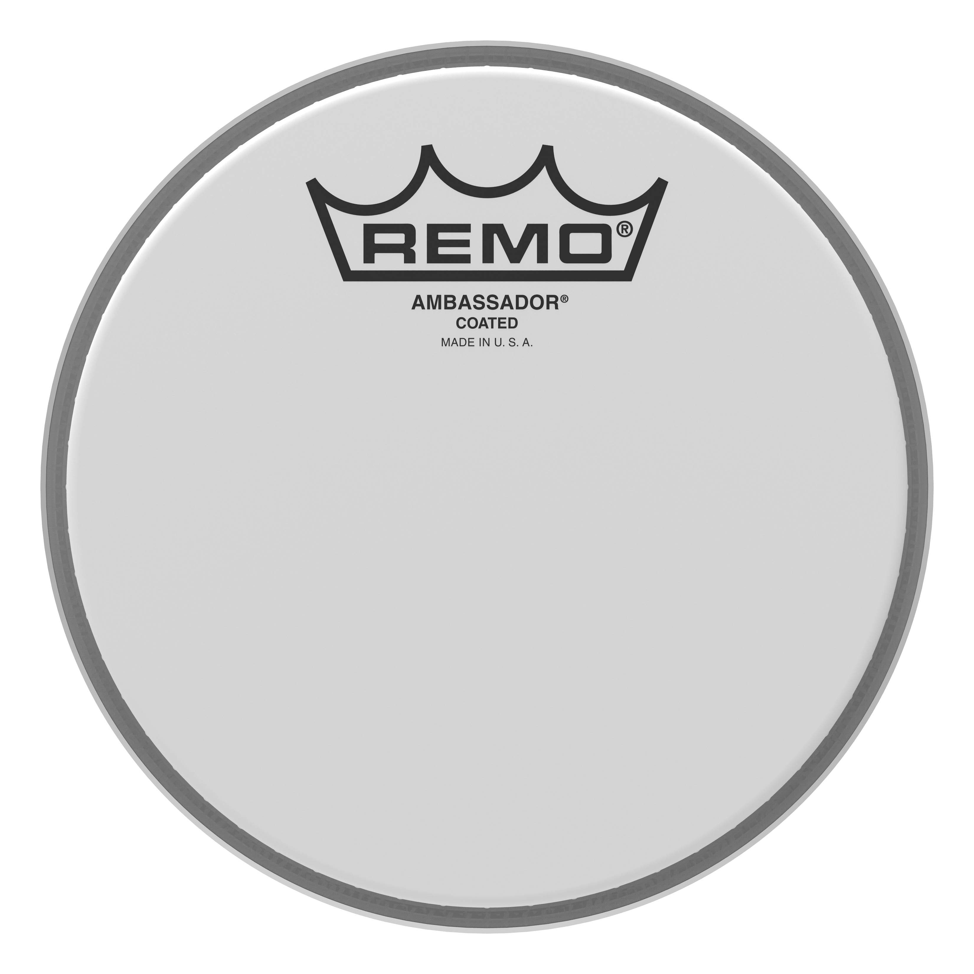 Remo - Ambassador Series 6-Inch Coated Drumhead for Snare Drum and Tom Drum with 1-Ply 10-Mil Film