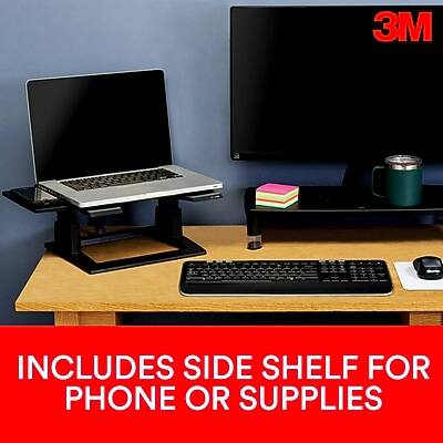 3M INCLUDES SIDE SHELF FOR PHONE OR SUPPLIES