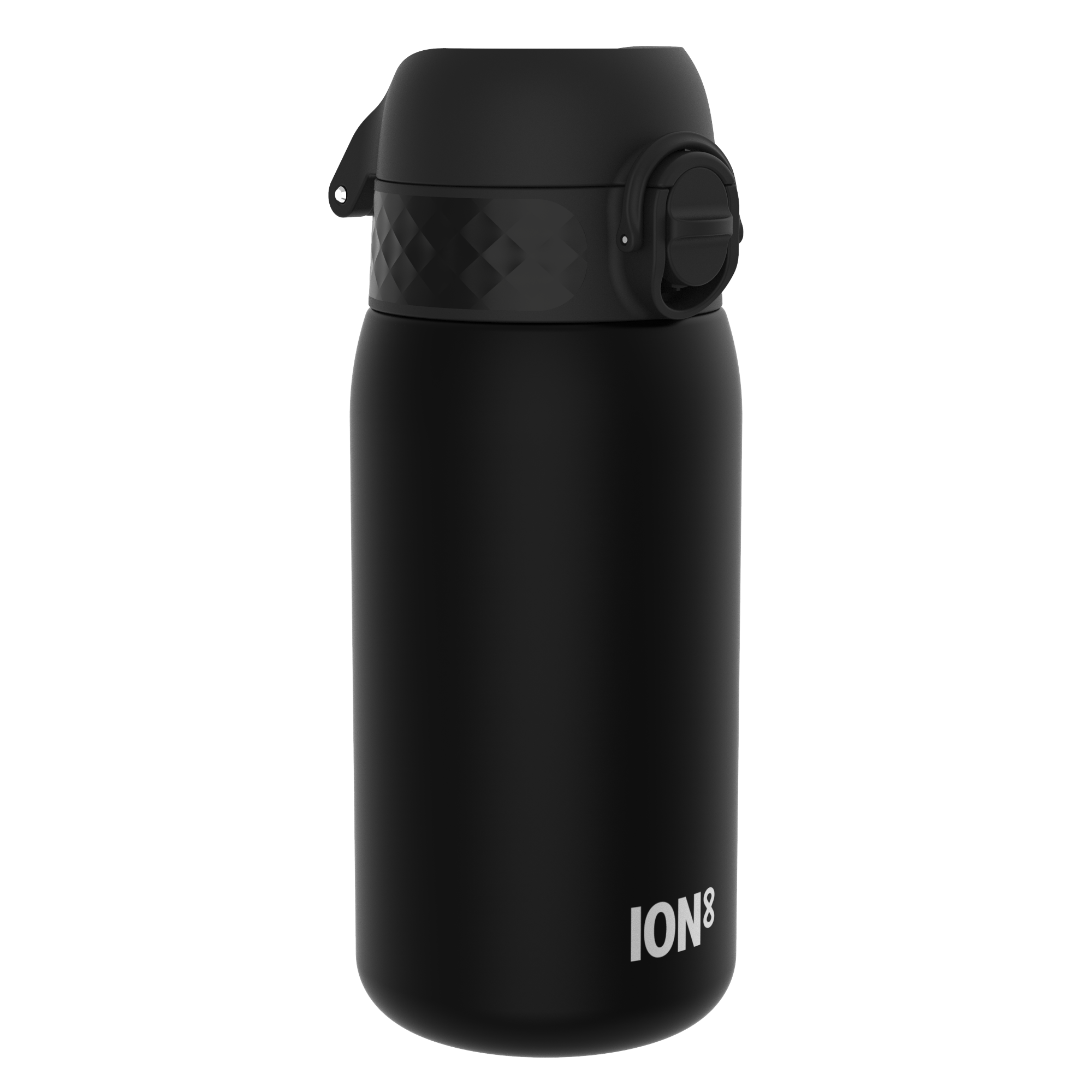 Front. Ion8 - BPA Free Recyclon Water Bottle - 12oz - Black.