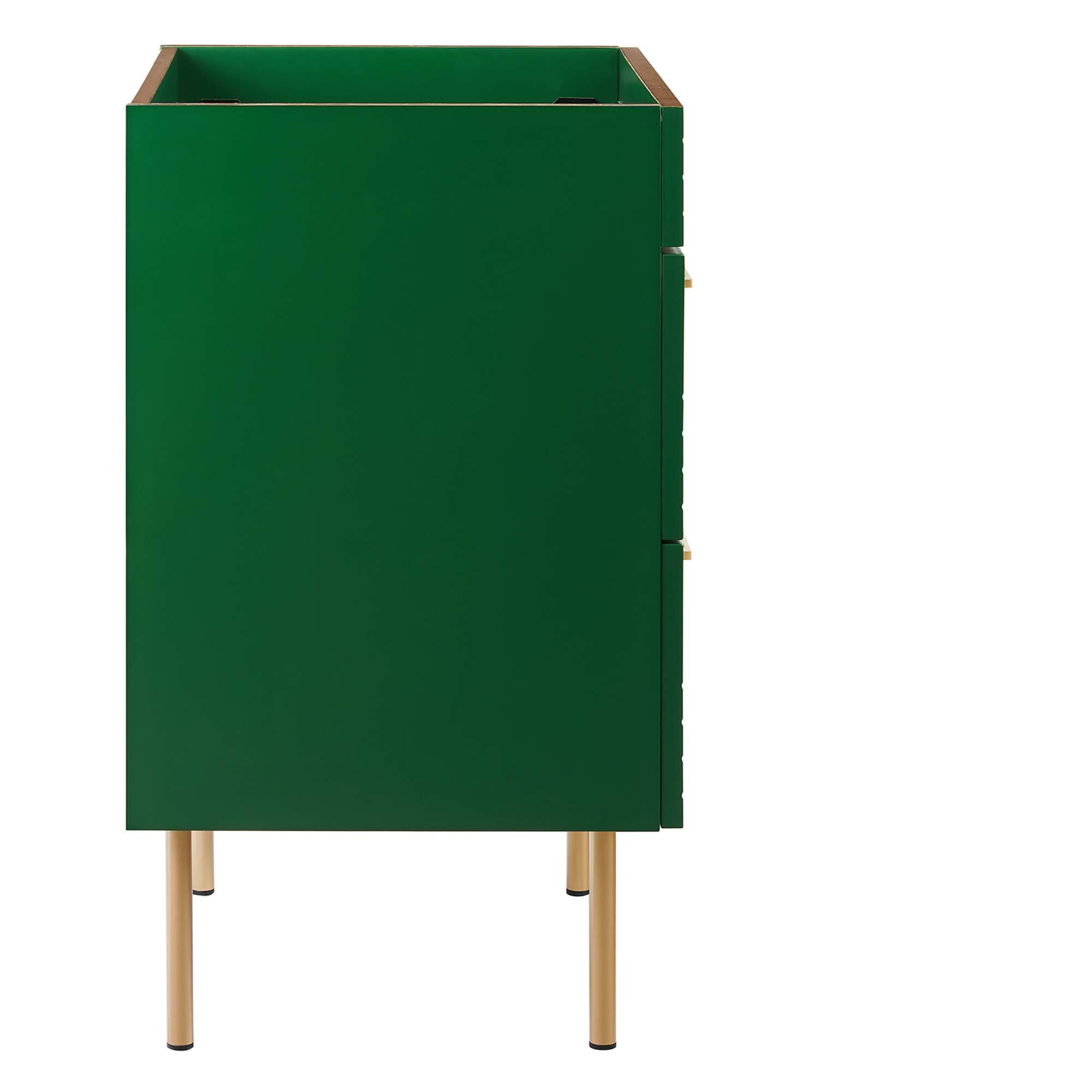Alt View 1. Modway - Daybreak 24" Bathroom Vanity Cabinet (Sink Basin Not Included) by Modway - Green.