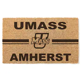 Jardine - UMass Minutemen 18'' x 34'' Team Logo Doormat - Brown