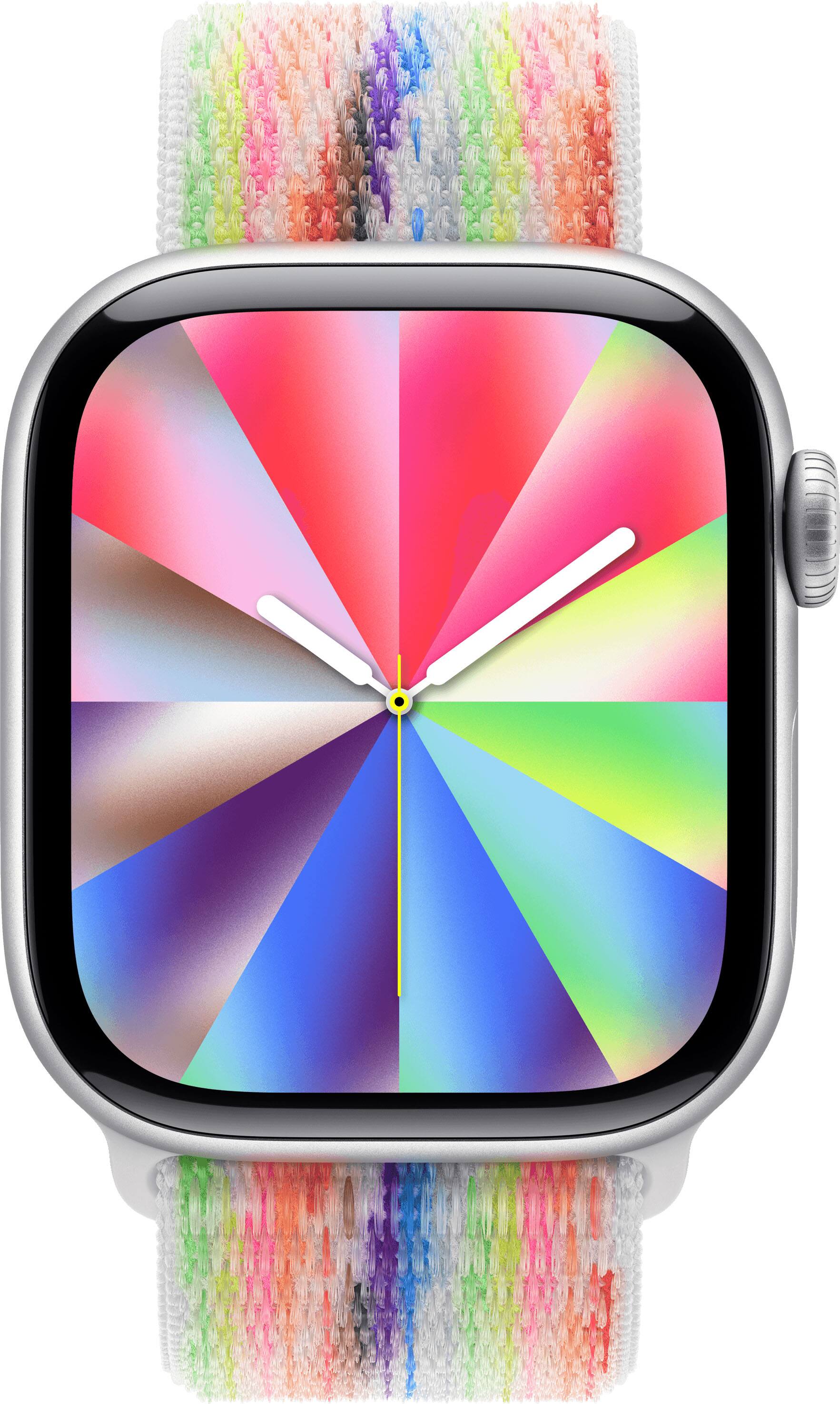 Alt View 3. Apple - 46mm Pride Edition Sport Loop - Pride Edition.