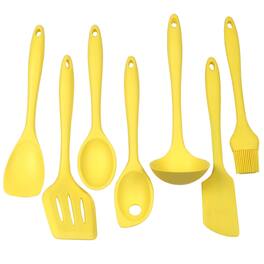 Chef Craft - 7 Piece Premium Silicone Kitchen Tool and Utensil Set - Yellow