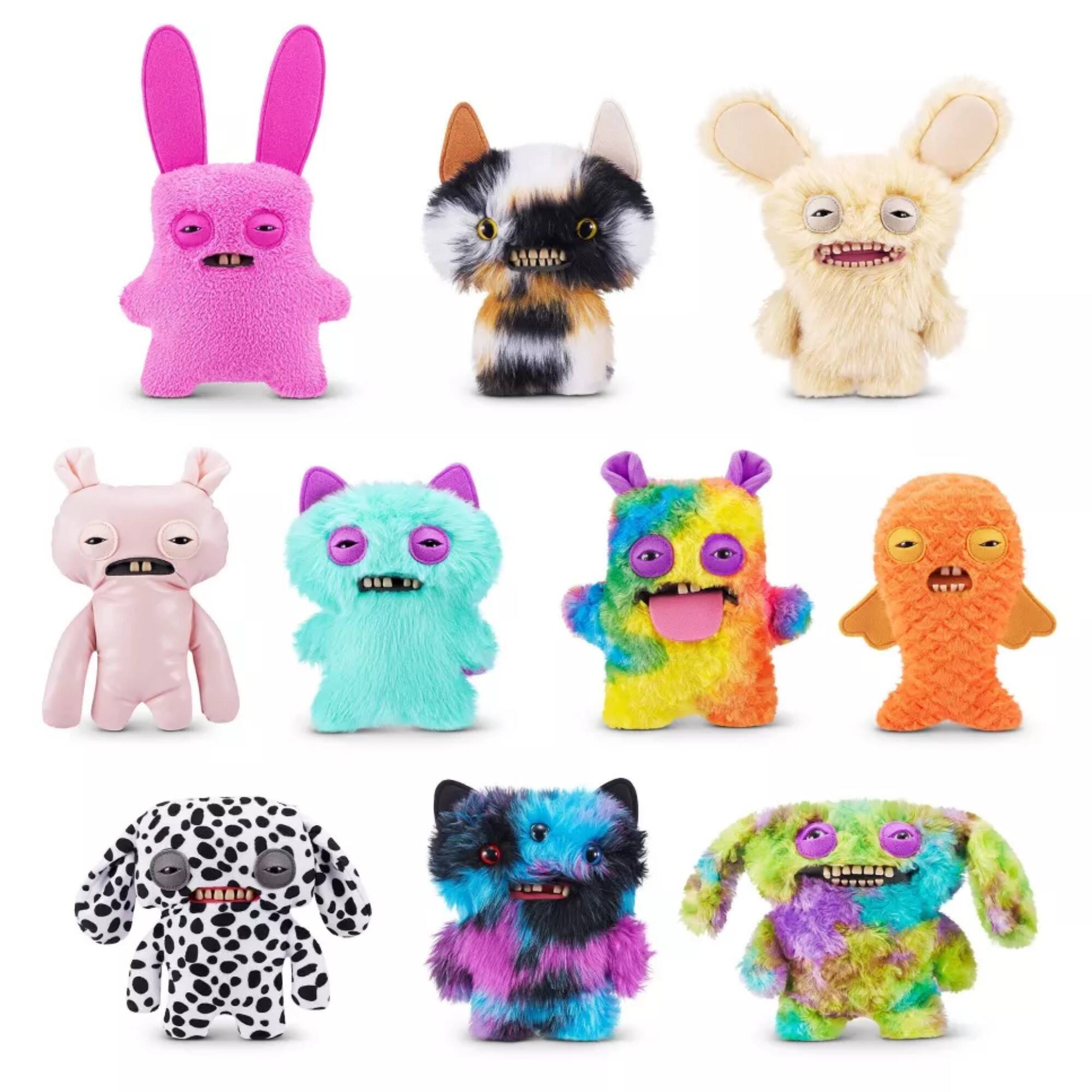 Alt View 4. SpongeBob SquarePants - Fuggler Funny Ugly Monster Plush Toy - 9 in Butt Ugly Pets (Cod Father - Gold Fish) - Assorted Pre-Pack.