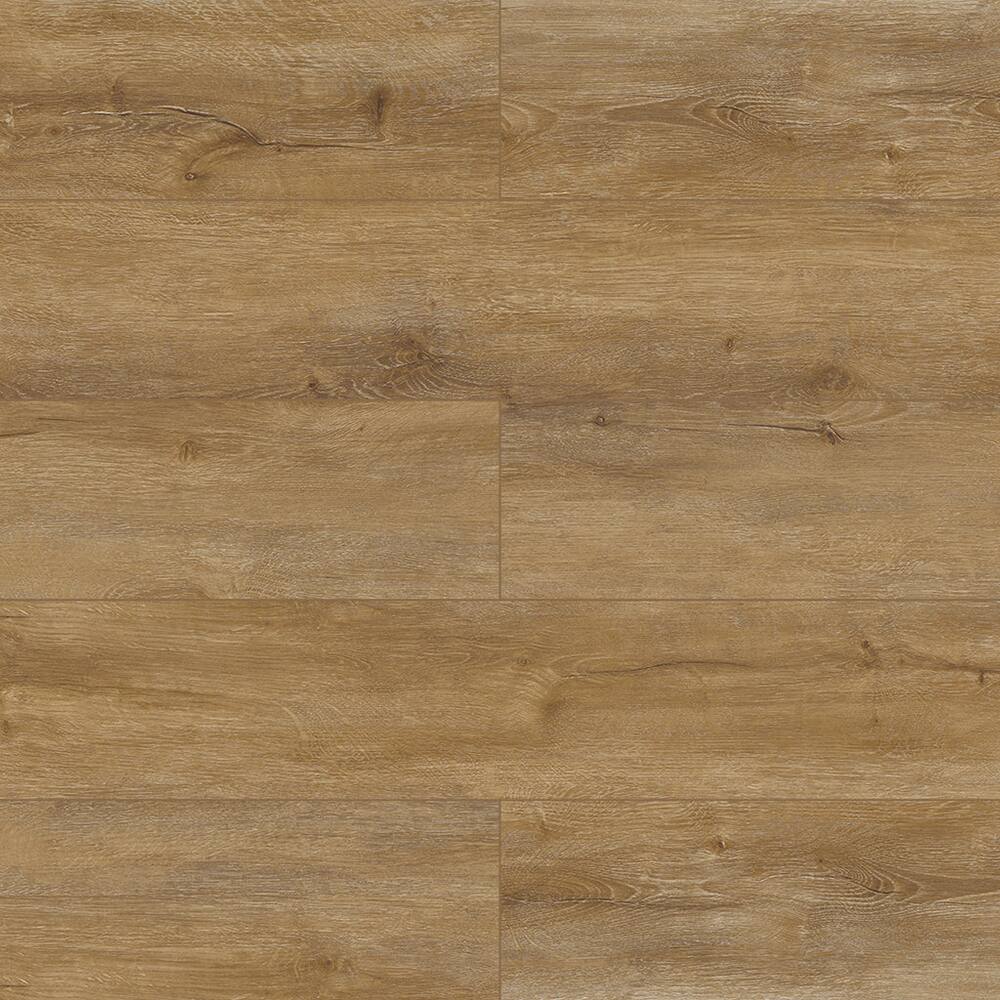 Angle. Dotfloor - 48"x7.2" SPC Composite Flooring; 12 Planks/Box (28.68 sq. ft/Box); 5mm Thick with 1mm IXPE Backing; 12 mil Wear Layer - Capital Medium.