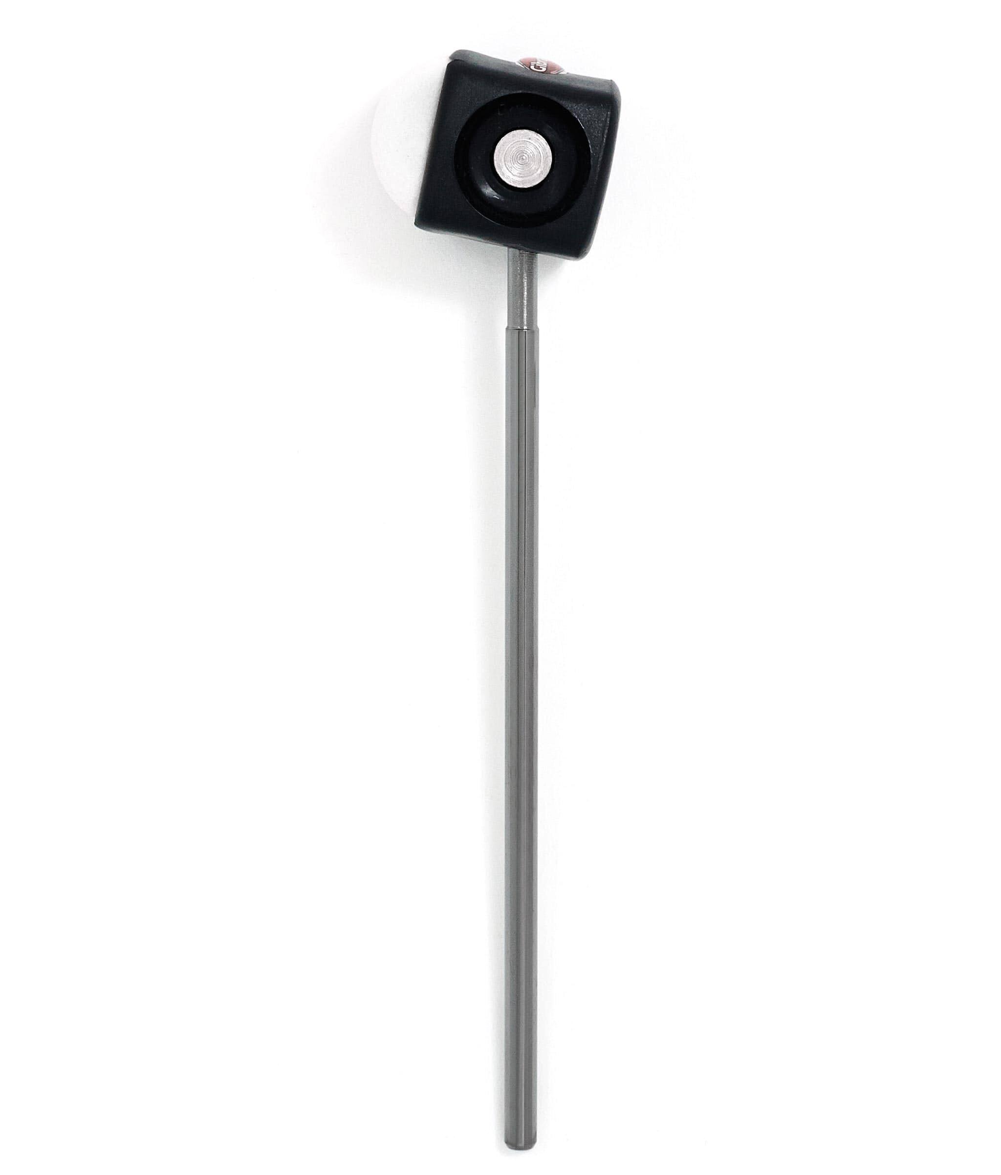 Front. Gibraltar Hardware - 6.25" Self-Aligning Bass Drum Beater, Dual Surface Felt and Rubber Head, Fits Most Pedals.