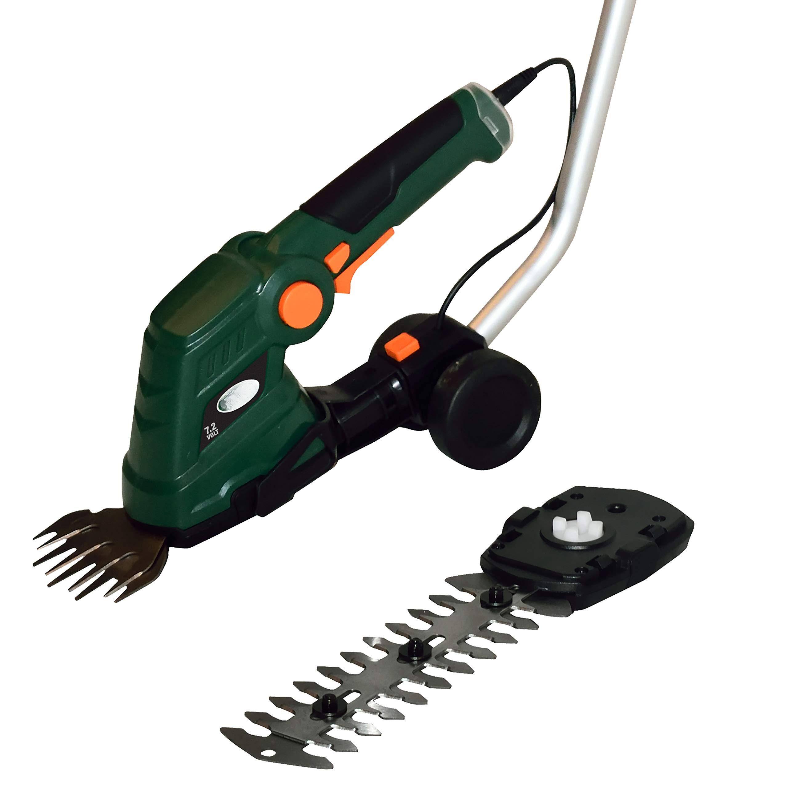 Alt View 3. JETRANSPORT - Outdoor Power Tools Lss10272ps 7.5-volt Lithium-ion Cordless Grass Shear/shrub Trimmer With Wheeled Extension - 7.2-Volt Shrub Shear.
