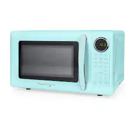Nostalgia - Retro 0.7 cu. ft. Countertop Microwave - Aqua