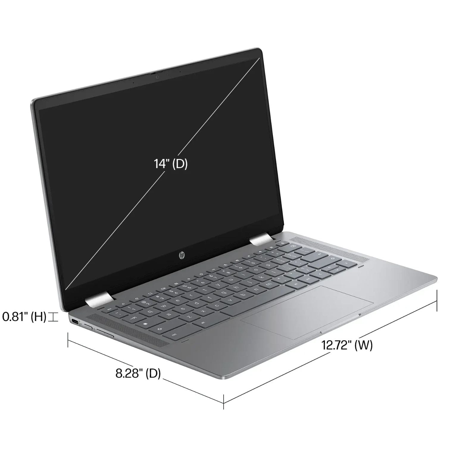 HP Refurbished Excellent Chromebook Plus x360 14b cd0023dx 14