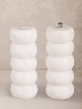 GAURI KOHLI - Quinto Salt & Pepper Set - Large - Shades of white