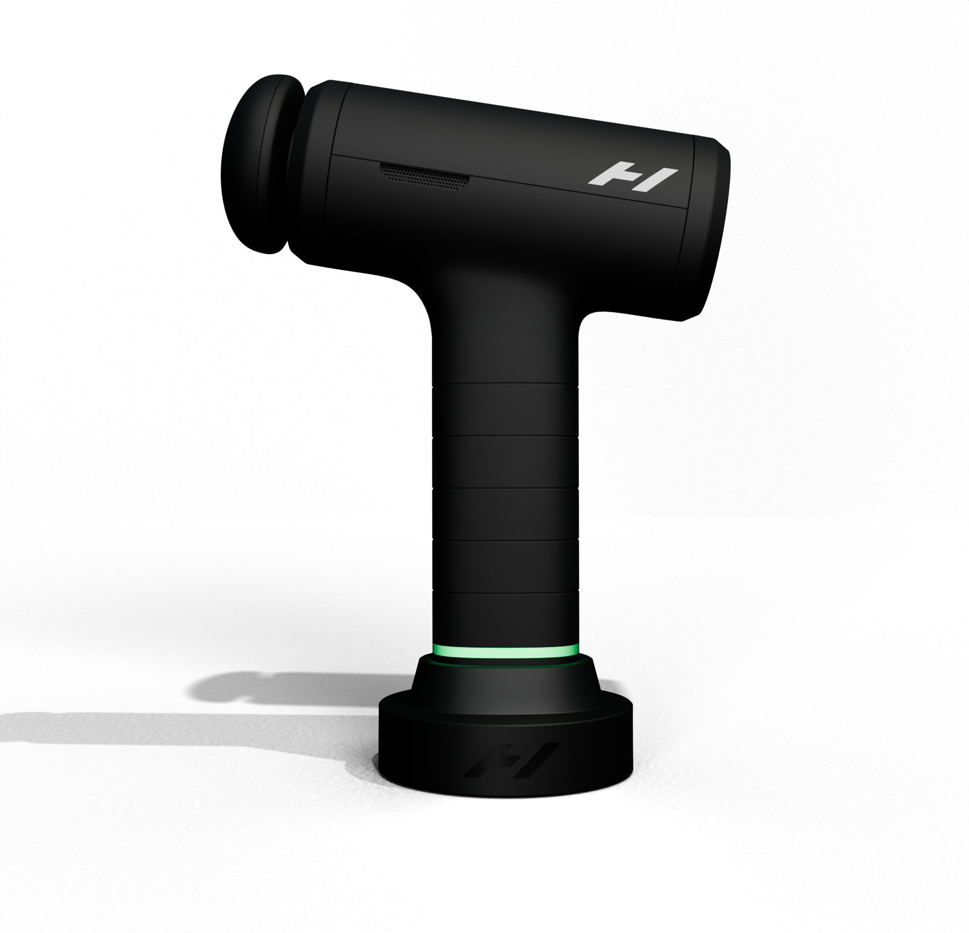 Angle. Hyperice - Hypervolt 3 Pro Charging Base.