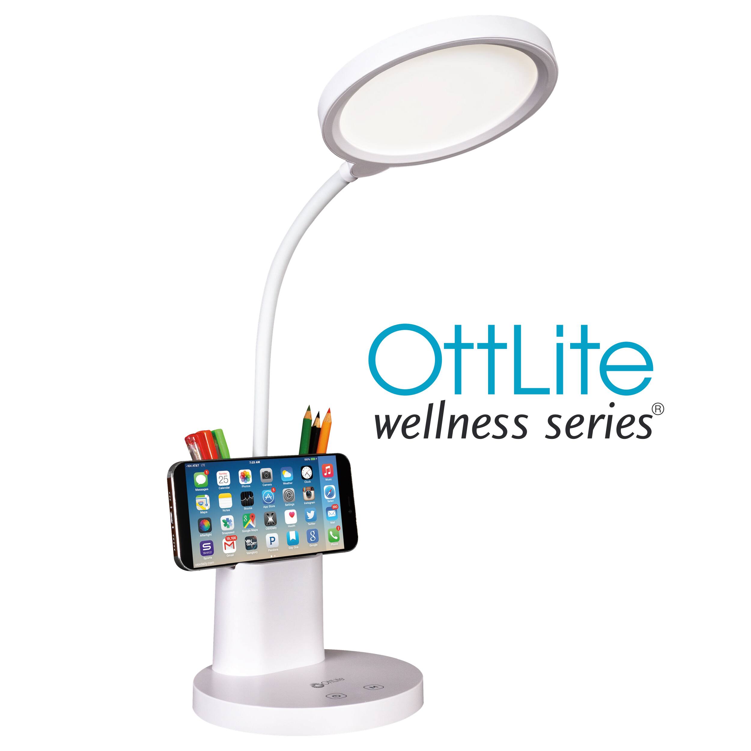 The text on the image reads "OttLite wellness series."
