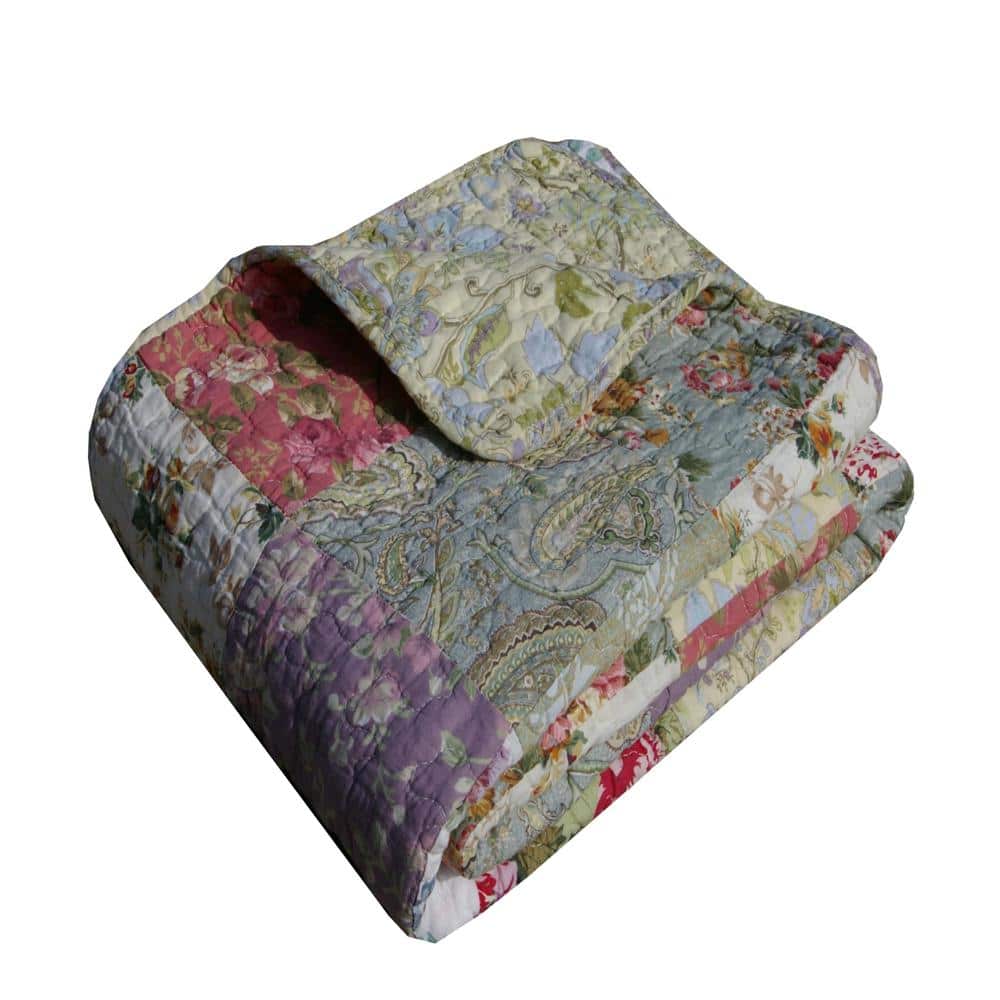 Greenland Home Fashions - Greenland Home Fashion Blooming Prairie Accessory Throw Blanket - 50x60" - Multi