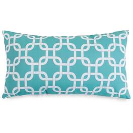 Majestic Home - Pillow 12x20 Links Teal - Blue