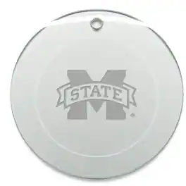 Jardine - Mississippi State Bulldogs Round Logo Ornament - Multicolor