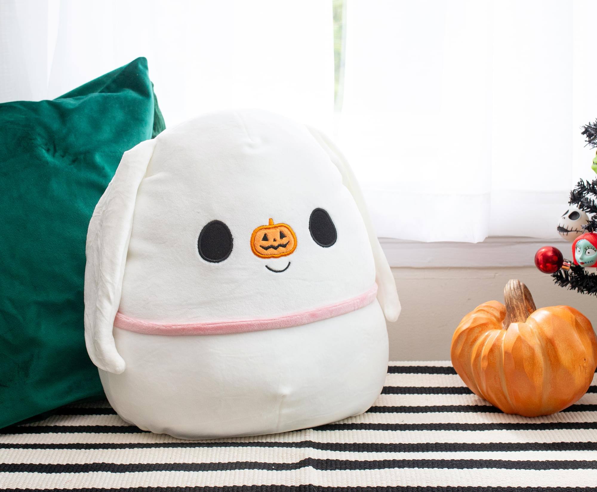 Alt View 3. Disney - Nightmare Before Christmas Squishmallow 12 Inch Plush | Zero - White.