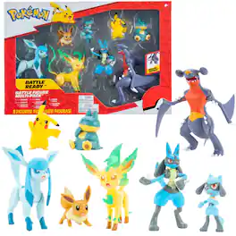 Pokémon - Pokemon: Battle Figure Multi-Pack - 8 Pack - Pokemon Action Figure Figures
