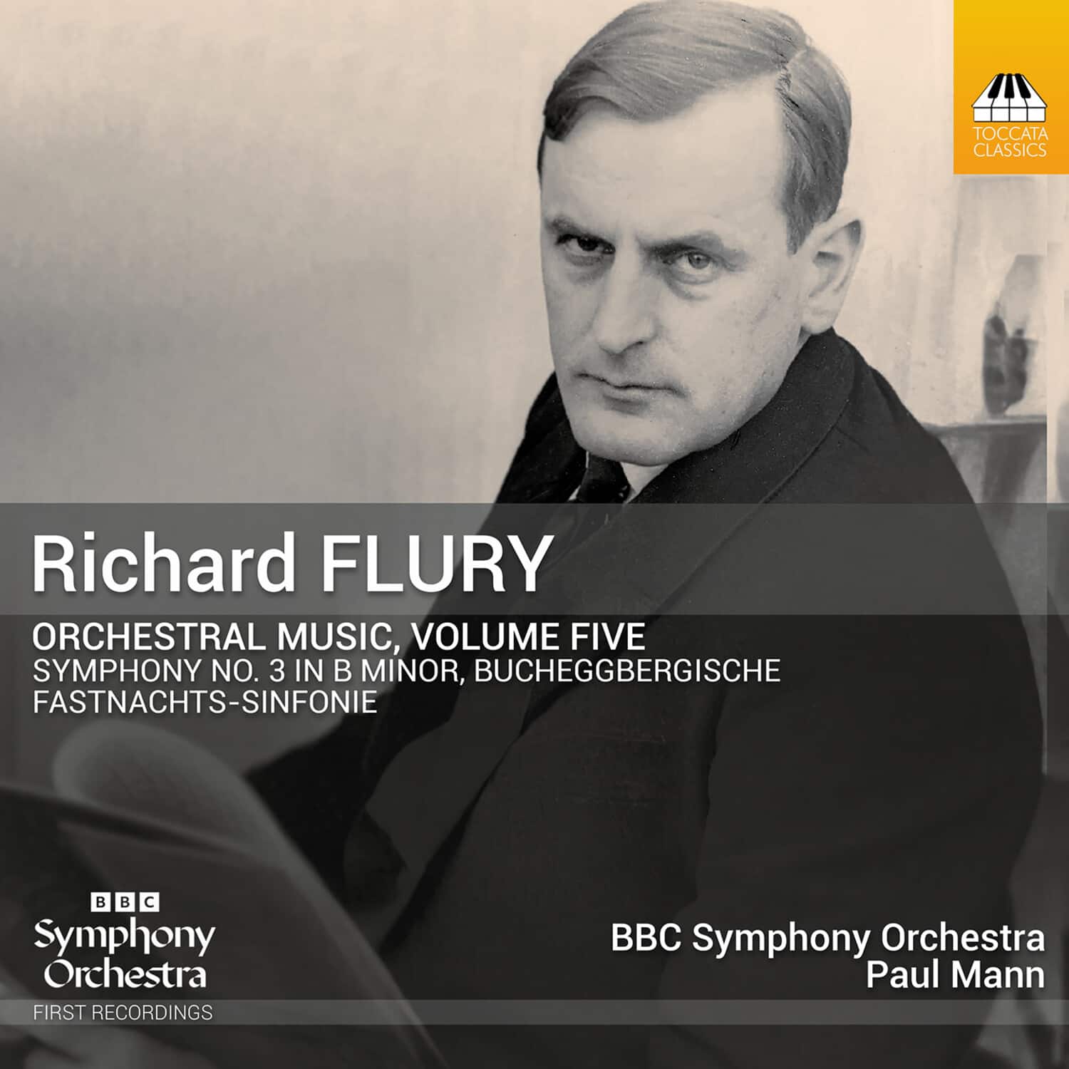 The BBC Symphony Orchestra - Richard Flury: Orchestral Music, Vol. 5   - COMPACT DISCS [CD]