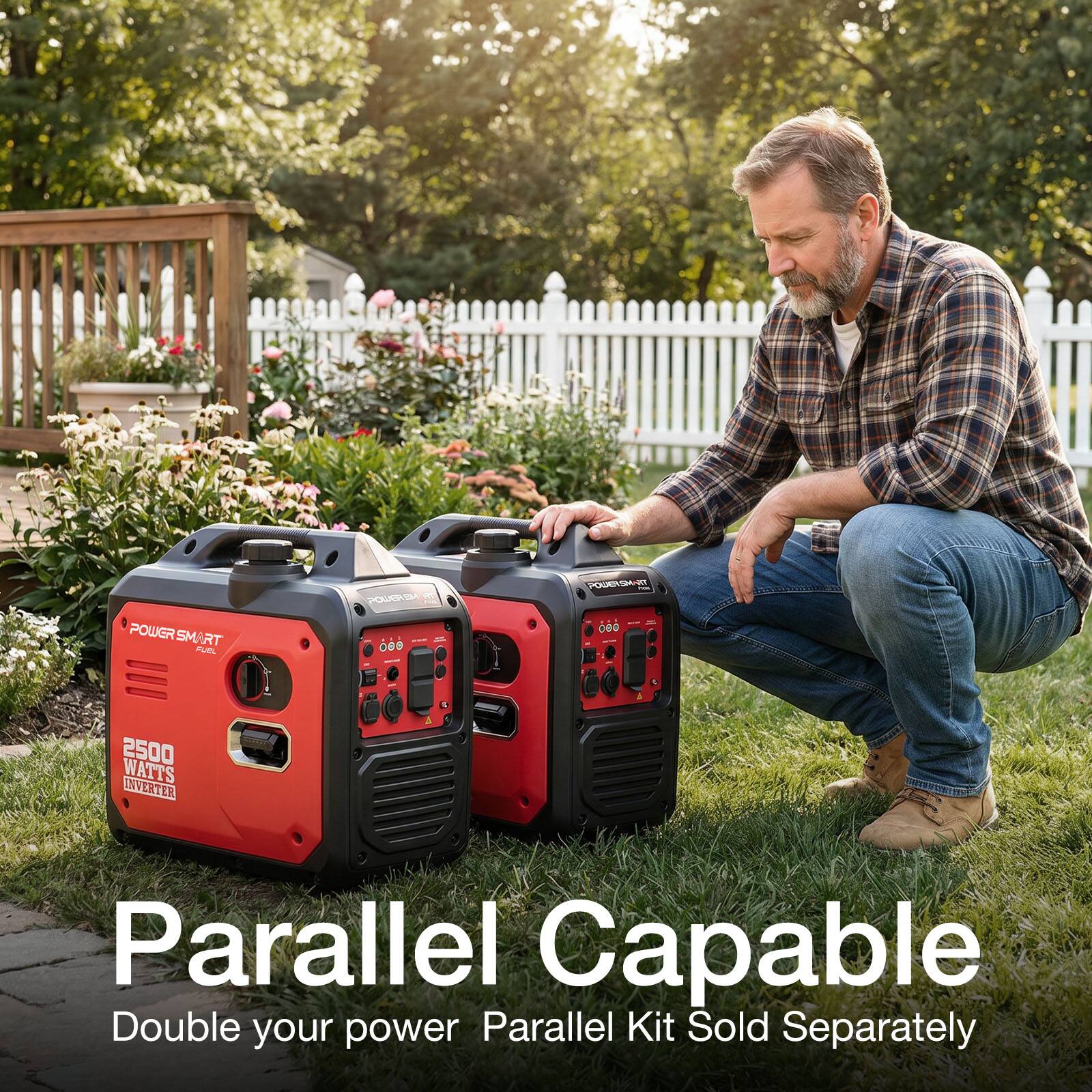 POWERSMART POWER SMART FUE PSS - 2500 WATTS INVERTER  
Parallel Capable  
Double your power  
Parallel Kit Sold Separately