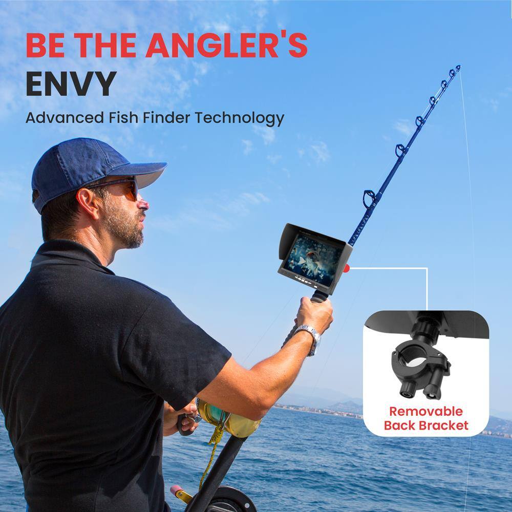 BE THE ANGLER'S ENVY  
Advanced Fish Finder Technology  
Removable Back Bracket