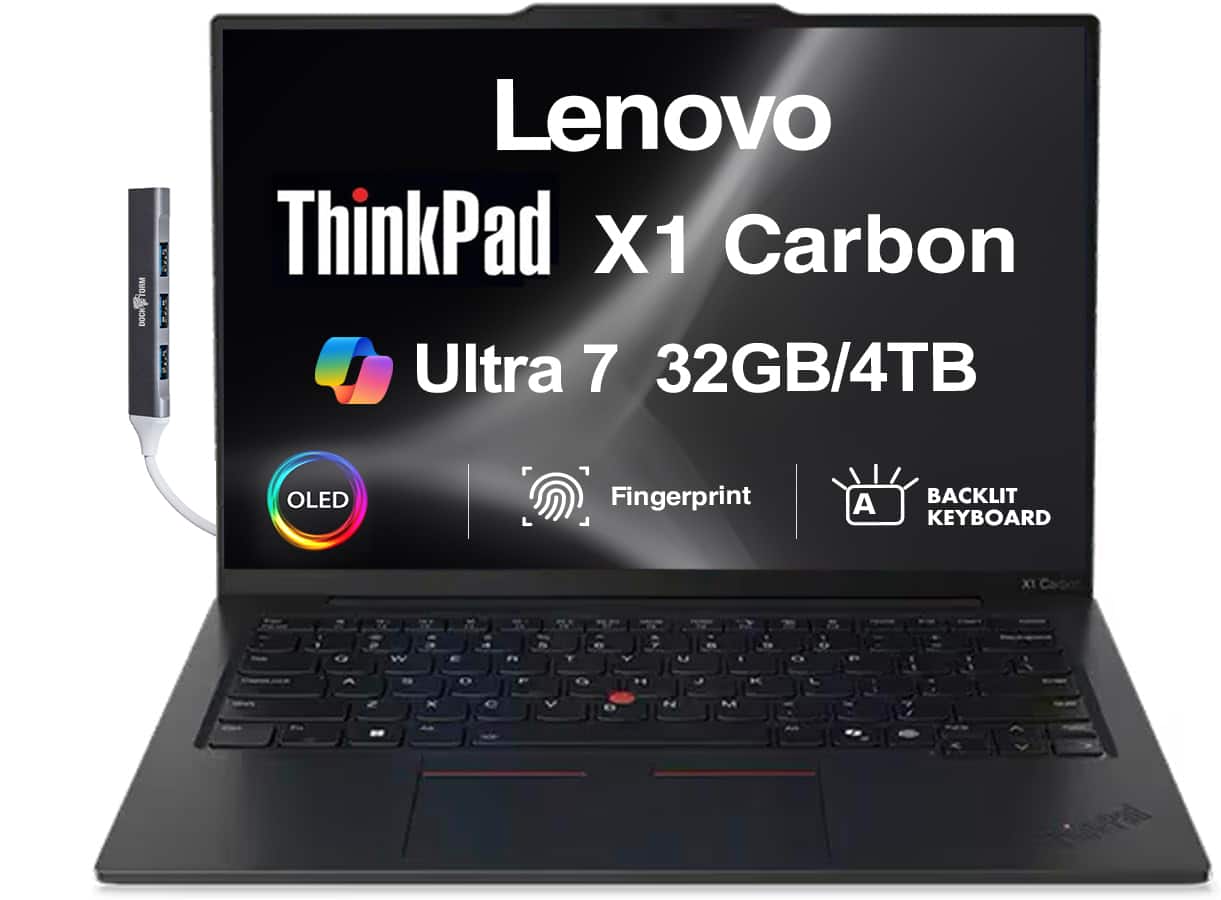 Lenovo ThinkPad X1 Carbon Gen 13 Laptop Ultra 7 258V, 32GB RAM