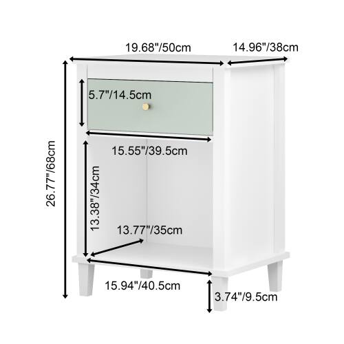 19.68"/50cm  
14.96"/38cm  
5.7"/14.5cm  
26.77"/68cm  
15.55"/39.5cm  
13.38"/34cm  
13.77"/35cm  
15.94"/40.5cm  
3.74"/9.5cm