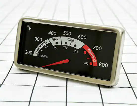 F 400 500 600 700 800
BBQ 250 325
GRILL
WARMING 175
PREHEAT
°C 100 200 300 400