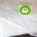 Angle. Ghostbed - Mattress Protector - Twin XL - White.