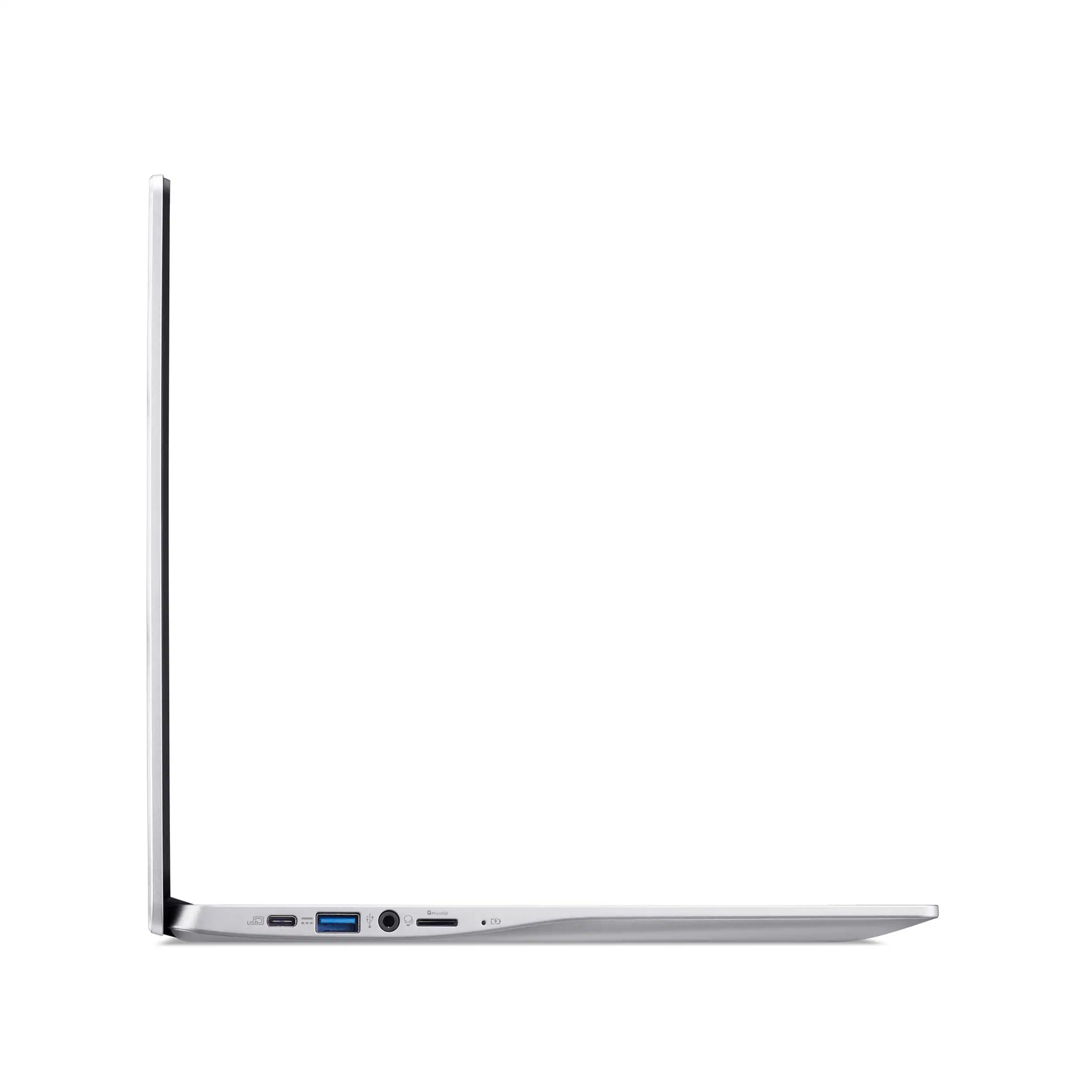 Alt View 5. Acer - Acer Chromebook 315 15.6" FHD Laptop,Intel Celeron N4500,4GB LPDDR4 RAM,64GB eMMC,Chrome OS,Sparkly Silver - Sparkly Silver.