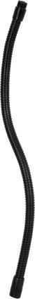 Gator Frameworks - 19-Inch Flexible Solid Steel Microphone Gooseneck with Universal Threaded Ends and Black Finish