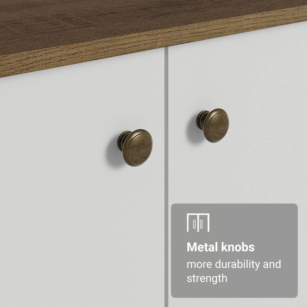 Metal knobs  
more durability and strength