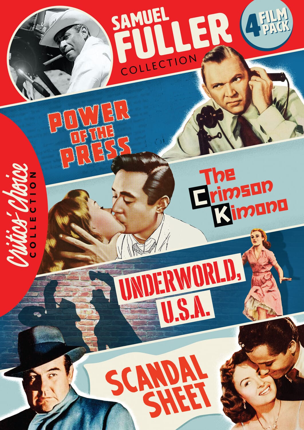 Samuel Fuller Collection: 4 Film Pack  - DVD