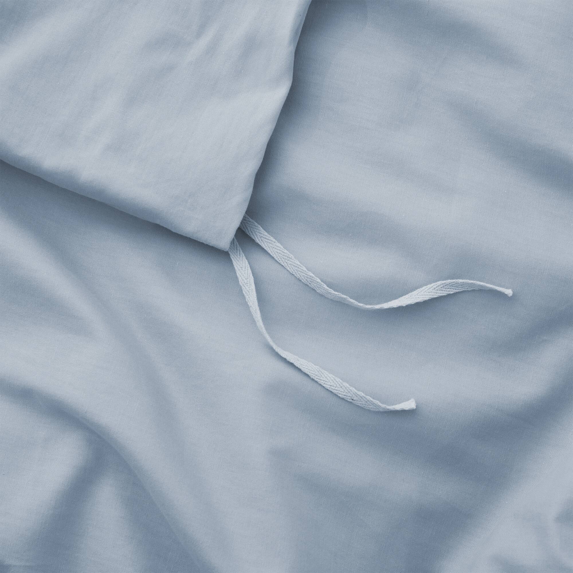 Alt View 1. Peace Nest - Peace Nest All Season 100% Cotton Soft and Breathable Duvet Cover Set, Light Blue, King - Light Blue.