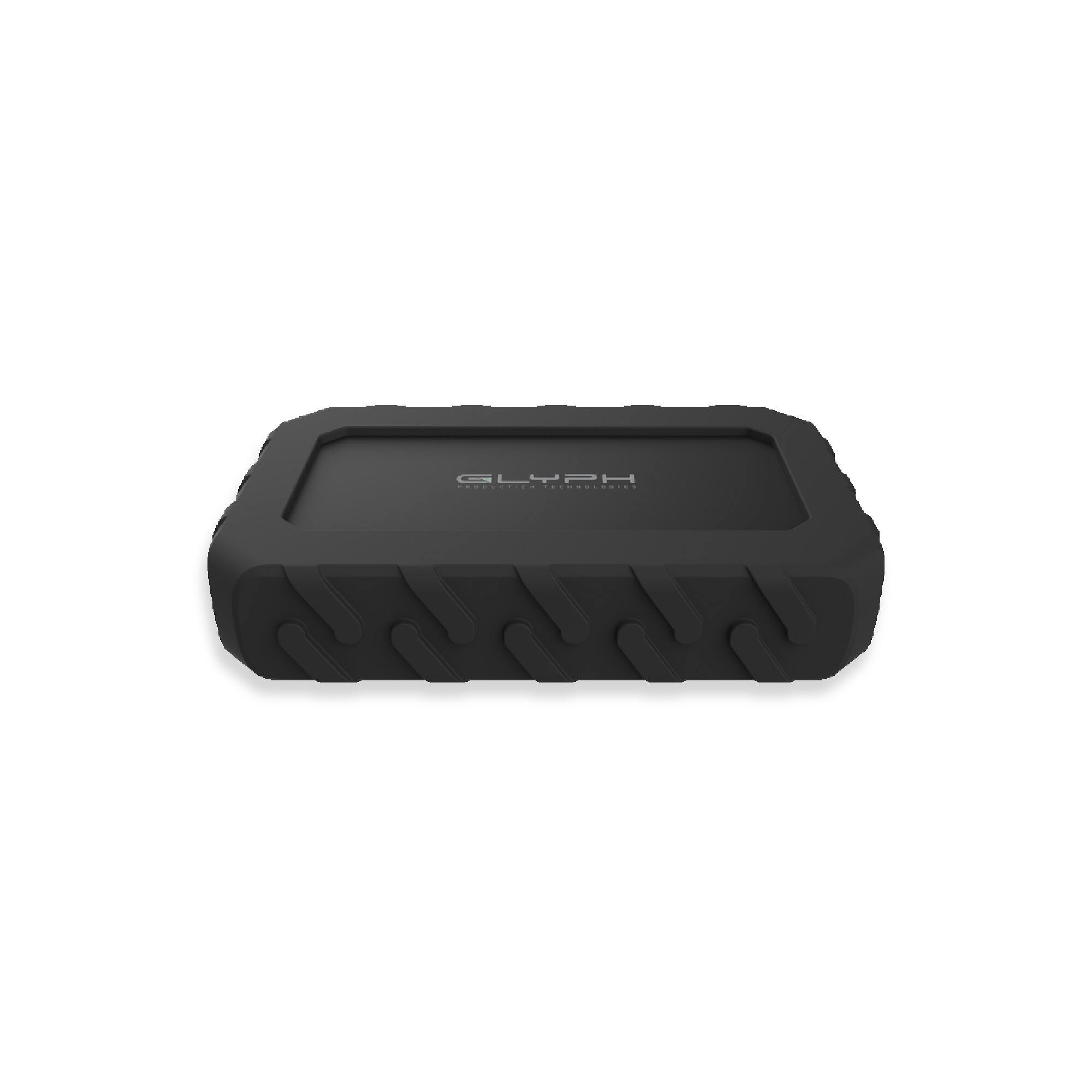 Left. Glyph - Glyph Atom EX40 High-Intensity 8TB Portable NVMe SSD with USB-C 4 Port (Black).