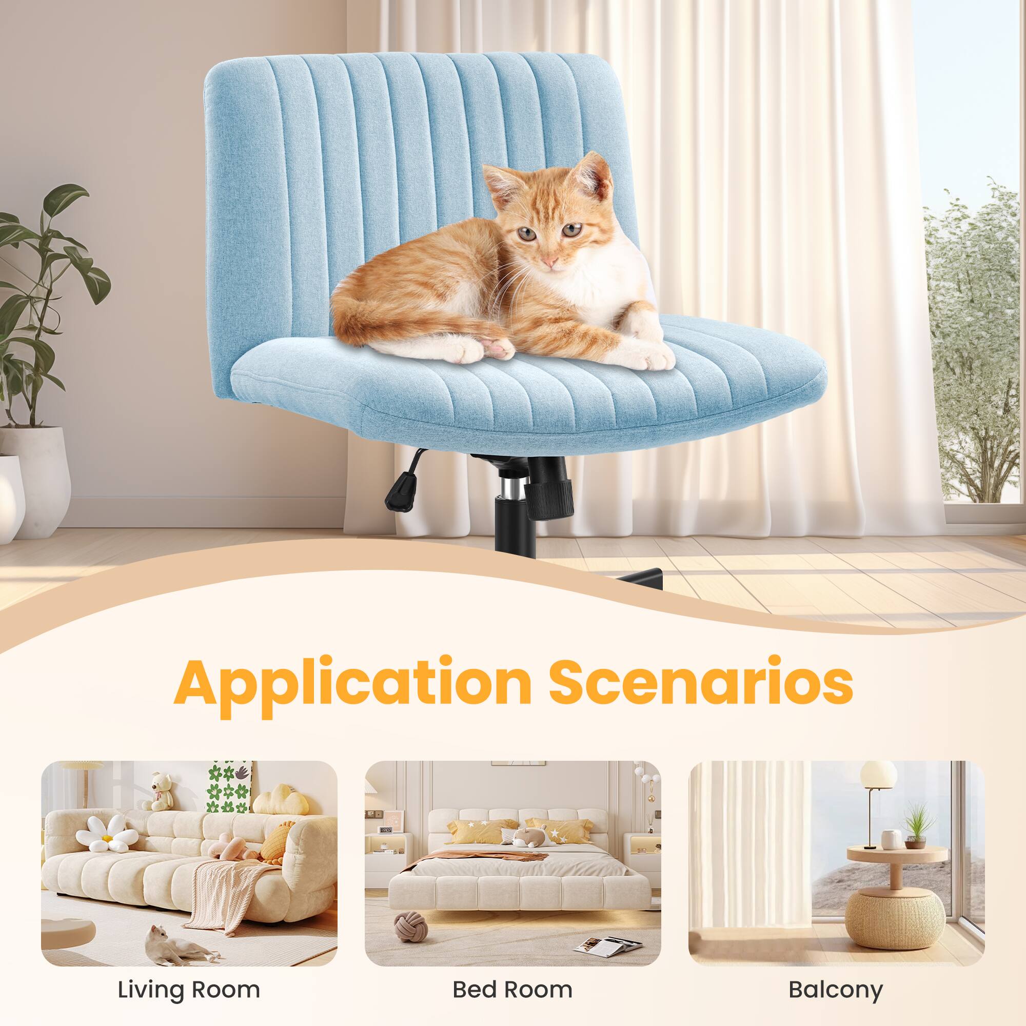 Application Scenarios

Living Room  
Bed Room  
Balcony