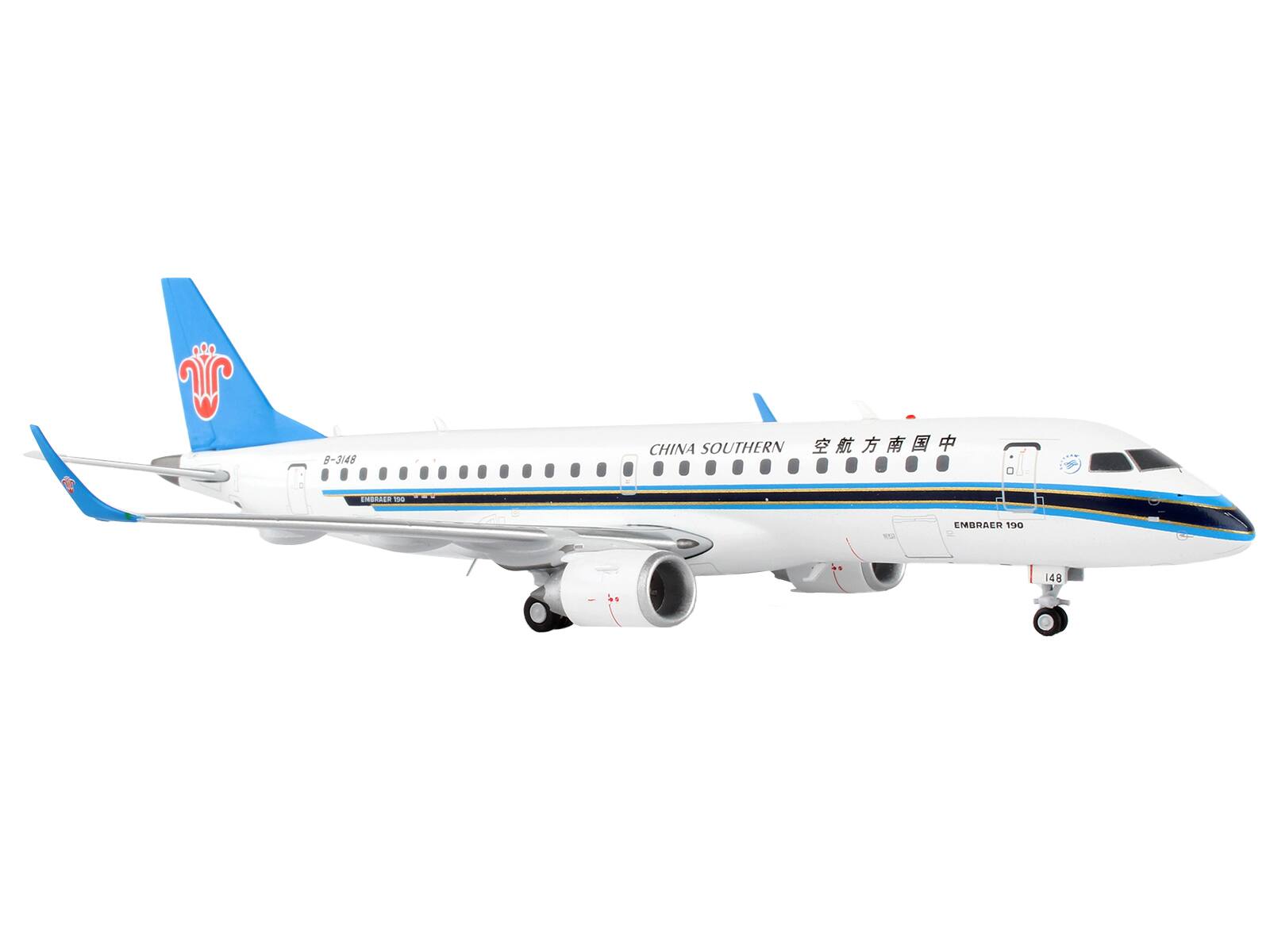 8-3146  
CHINA SOUTHERN  
空航方南国中  
EMBRAER 190
