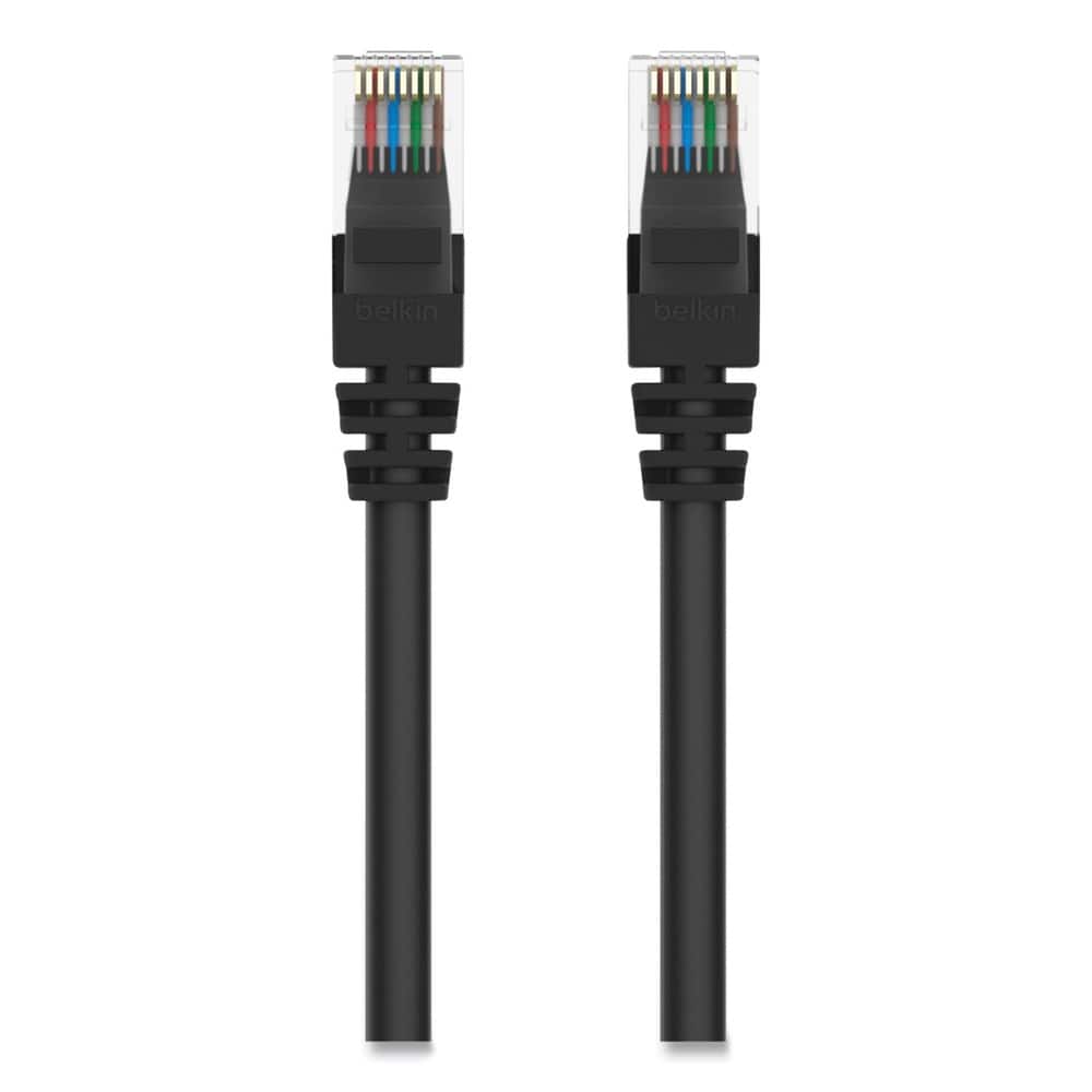 Belkin - A3L980-05-BLK-S 5 ft. CAT6 UTP Computer Patch Cable - Black
