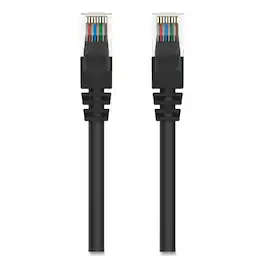 Belkin - A3L980-05-BLK-S 5 ft. CAT6 UTP Computer Patch Cable - Black