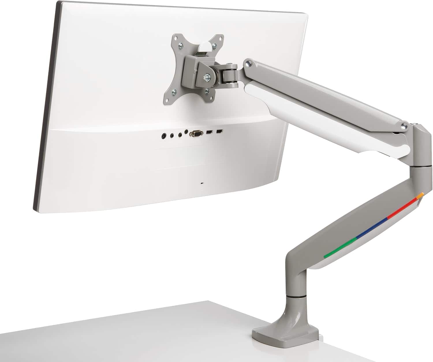 Kensington - SmartFit One-Touch Single Monitor Arm – Height Adjustable (K55470WW) - Gray