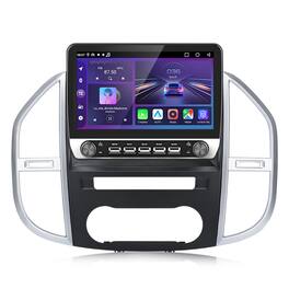Junsun - For Mercedes Benz Vito Metris W447 2014-2020 8 Core carplay Android 15 6+128GB 10.1" Car Stereo Radio GPS Navi WIFI RDS - Black