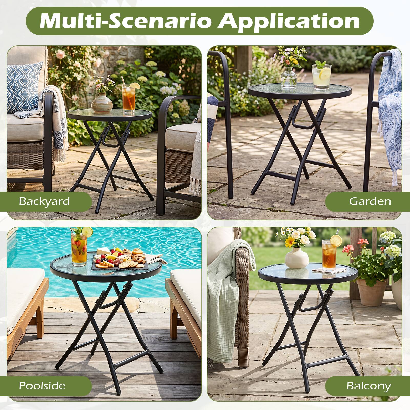 Multi-Scenario Application

Backyard  
Garden  
Poolside  
Balcony