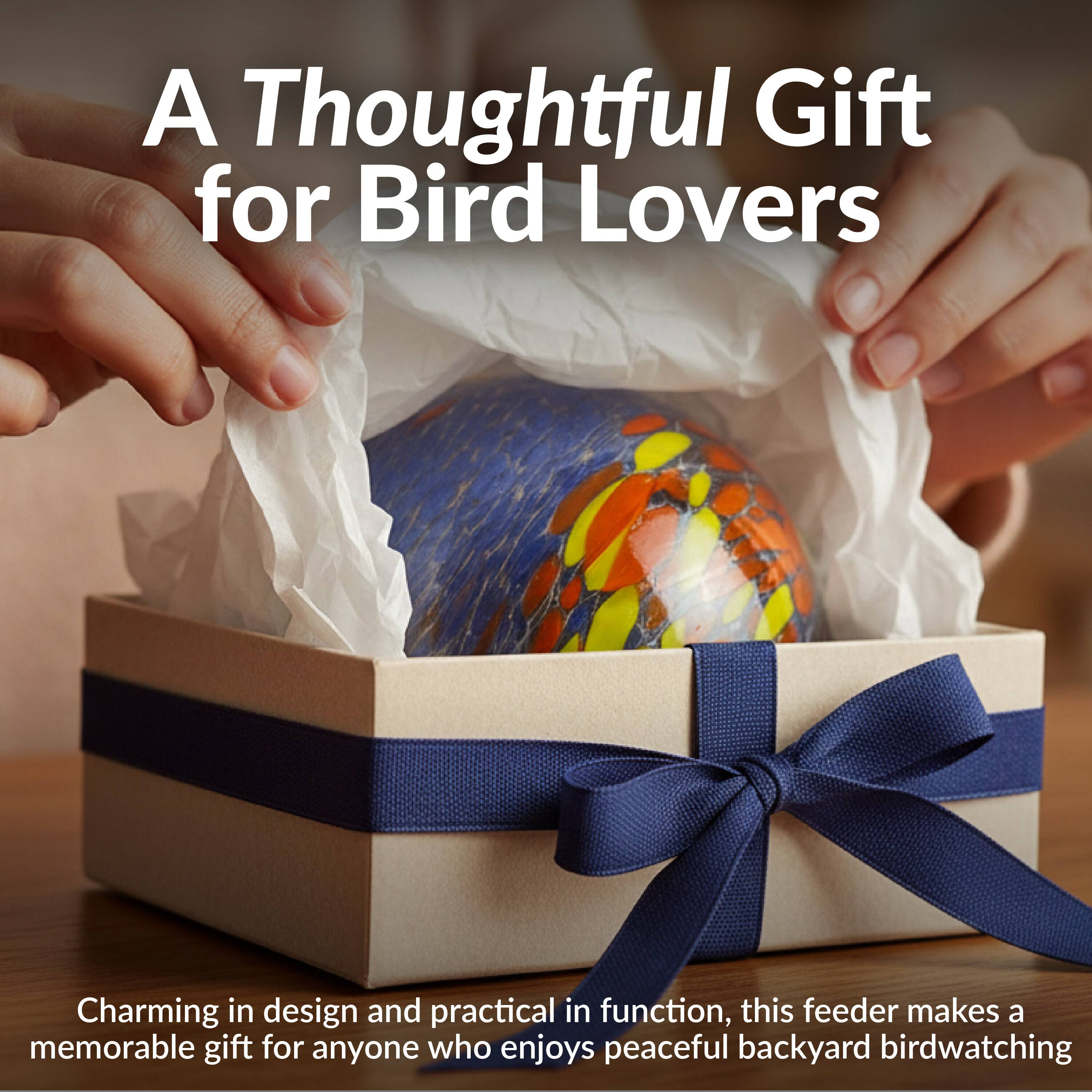 A Thoughtful Gift for Bird Lovers

Charming in design and practical in function, this feeder makes a memorable gift for anyone who enjoys peaceful backyard birdwatching.