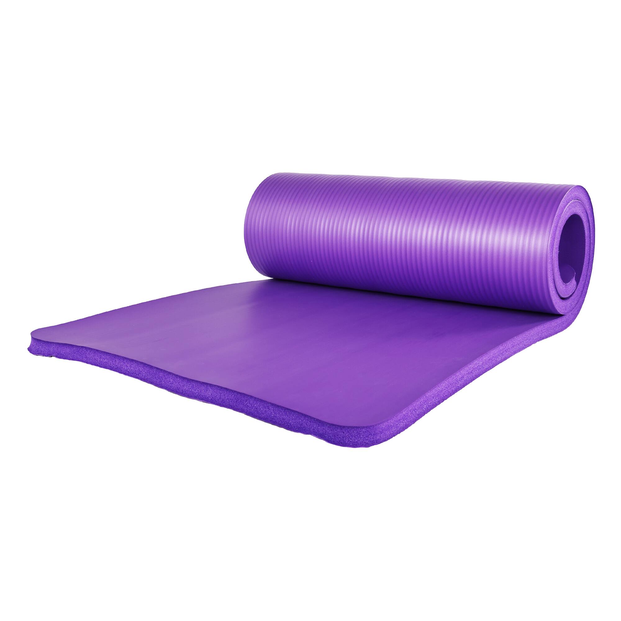 Alt View 5. BalanceFrom Fitness - BalanceFrom Fitness 7 Piece Yoga Set with Mat, Stretch Strap, & Knee Pad, Purple - Purple.