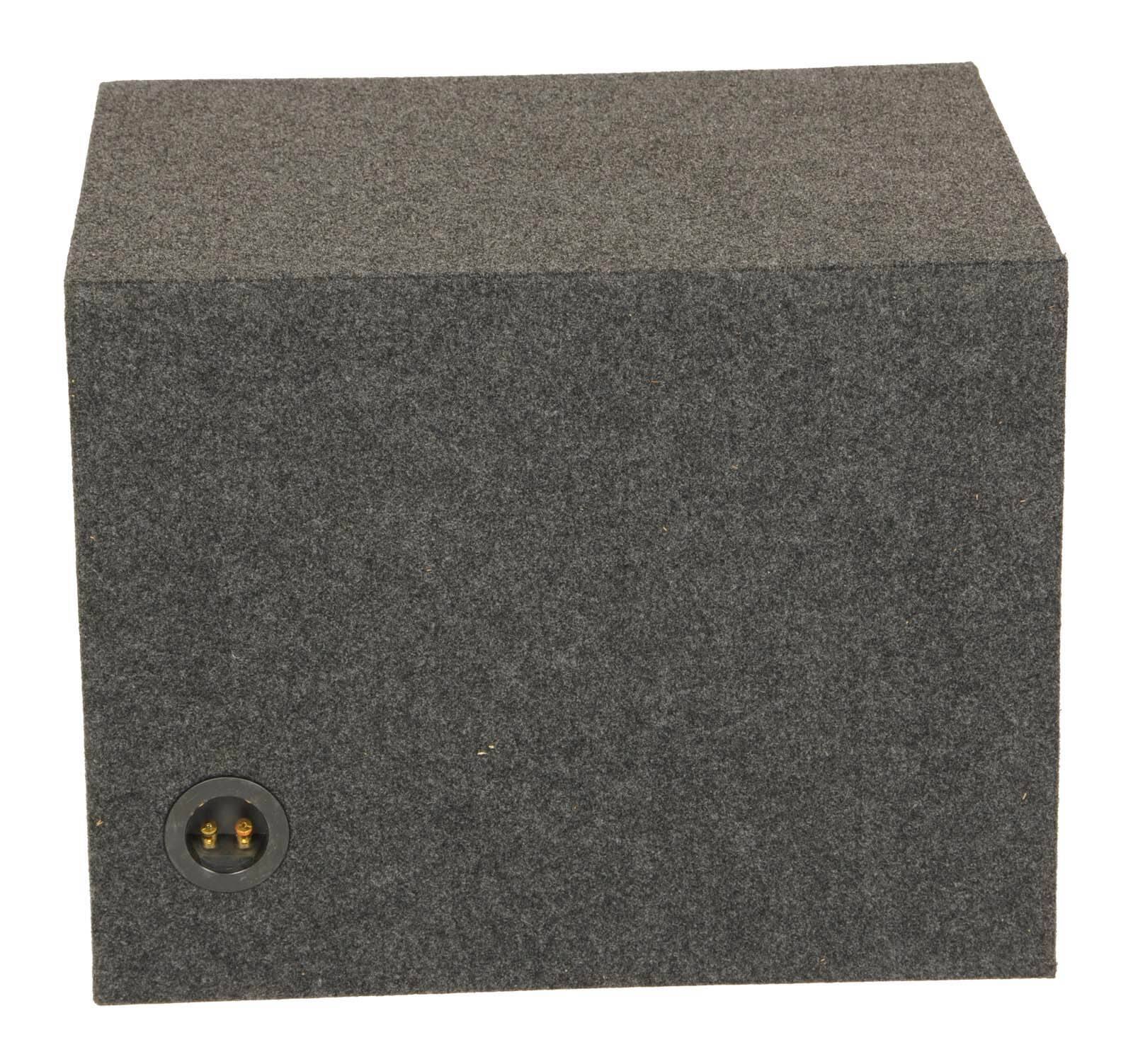 Alt View 2. QPower - Q Power HD115 15" Single Heavy Duty Vented Square Subwoofer Sub Enclosure Box.