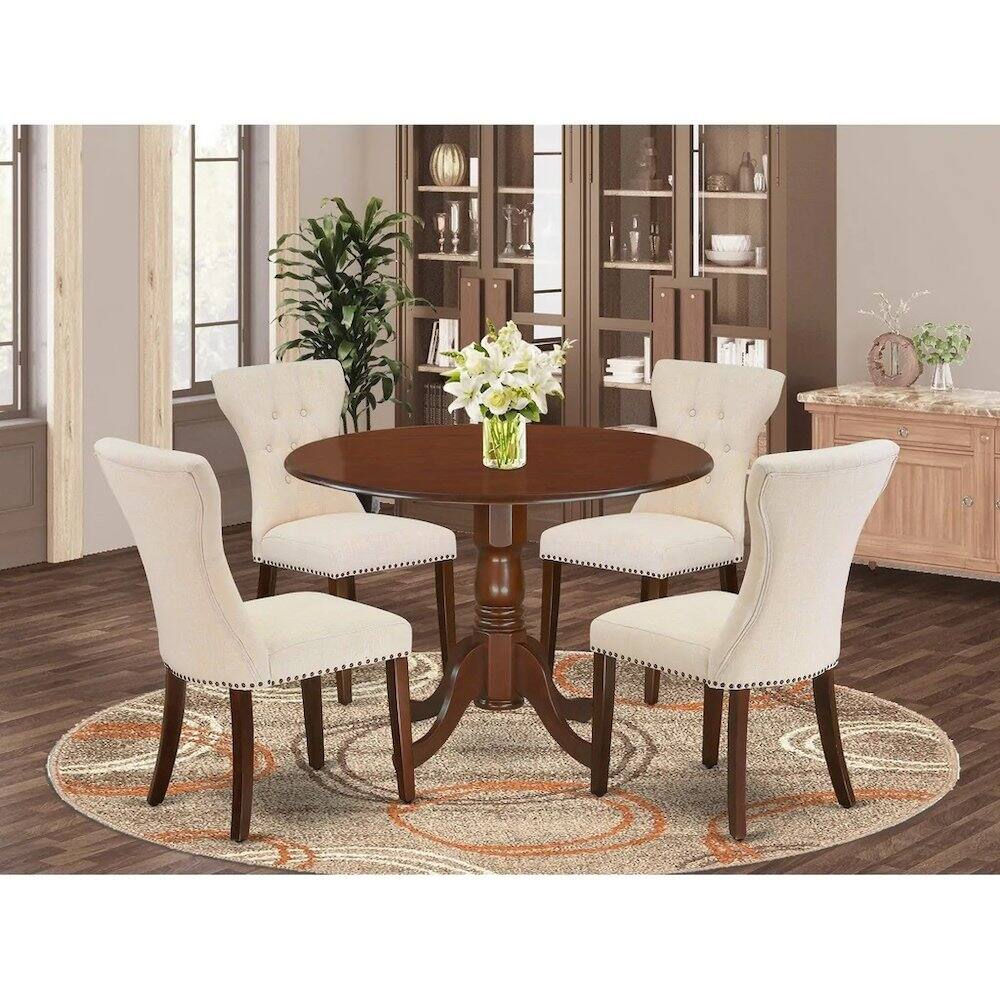 Alt View 7. East West Furniture - Dining Room Set Mahogany - Brown.